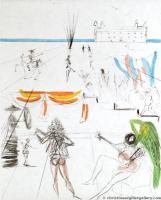 The Hippies "Santiago de Compostella"  by Salvador Dali