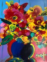 Big Red Flowers by Peter Max