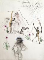 Venus in Furs "Three African Women" by Salvador Dali