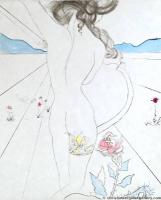 The Hippies "Nude with Garter" by Salvador Dali